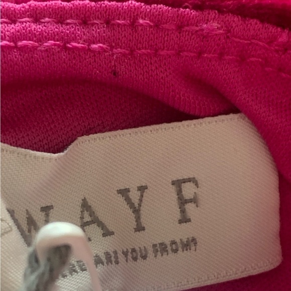 Wayf Crushed Velvet Magenta Mini Dress - Picture 8 of 11